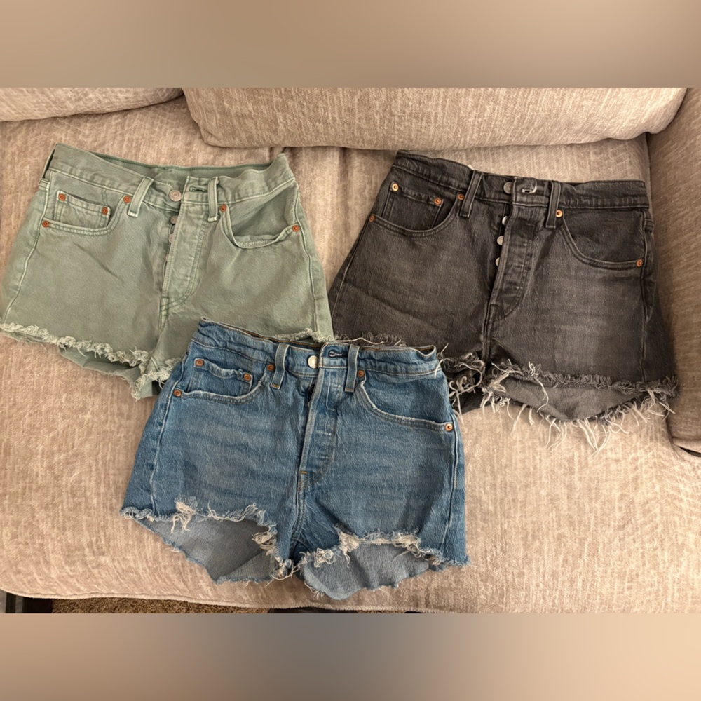 Bundle of Levi's Denim Shorts